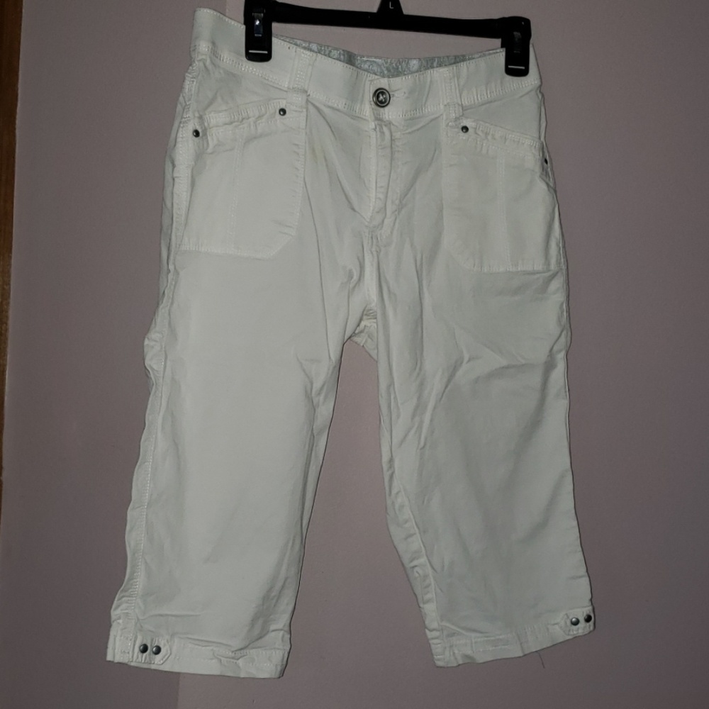 Skimmer Capris 🌼 Lee Comfort Band  🌼 8M 🌼 White